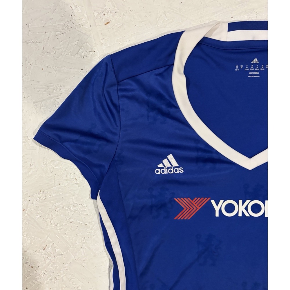 Adidas Chelsea Home Football Shirt Jersey 2016/17 Womens M ClimaLite Blue - Picture 4 of 10